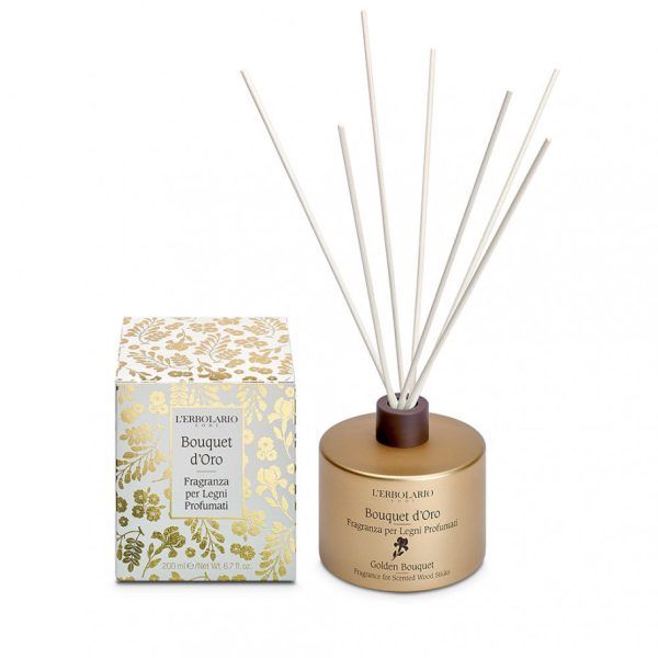 L' Erbolario Αρωματικό Χώρου με Sticks Bouquet d'Oro, 200ml