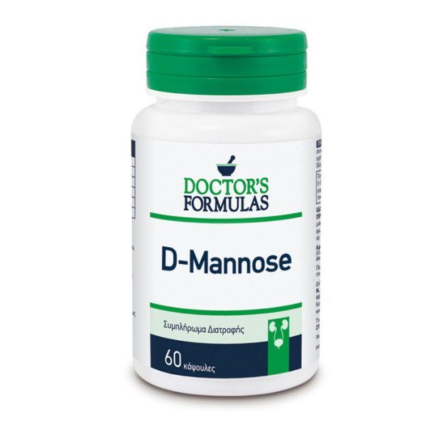 Doctor's Formulas D-Mannose Προφύλαξη από Λοιμώξεις του Ουροποιητικού Συστήματος, 60caps