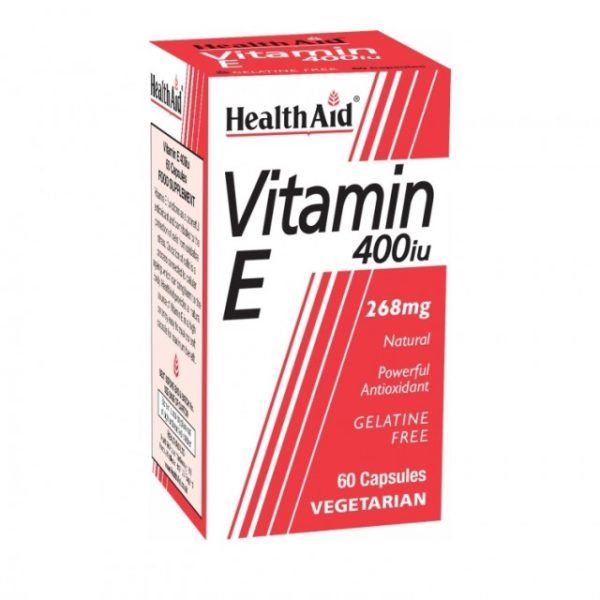 Health Aid Vitamin E 400iu 60 φυτικές κάψουλες