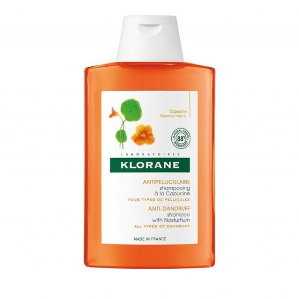 Klorane Shampooing A La Capucine Αντιπιτυριδικό Σαμπουάν με Καπουτσίνο - Λιπαρή & Ξηρή Πιτυρίδα, 200ml