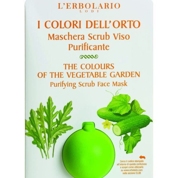 L’ ERBOLARIO I Colori Dell’ Orto Μάσκα Καθαρισμού & Απολέπισης για Μικτές-Λιπαρές Επιδερμίδες 8ml ΠΡΑΣΙΝΗ ΣΕΙΡΑ