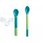 Mam Heat Sensitive Spoons & Cover Deep Pink & Violet 6m 2 τεμ - Image 2