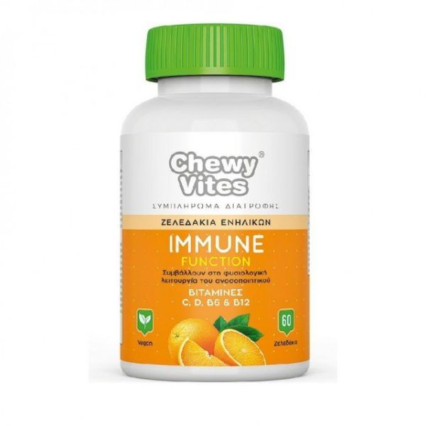 Vican Chewy Vites Adults Immune Function Πολυβιταμίνες για Ενίσχυση Ανοσοποιητικού 60 ζελέδακια