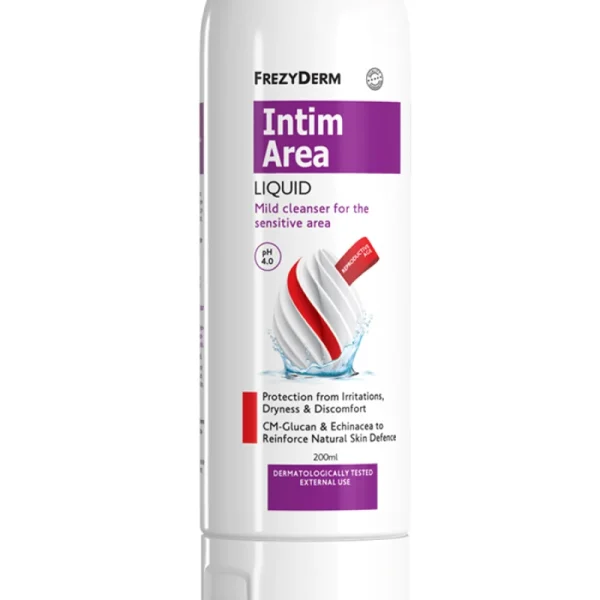 Frezyderm Intim Area Liquid pH4 Υγρό Καθαρισμού Ευαίσθητης Περιοχής 200ml