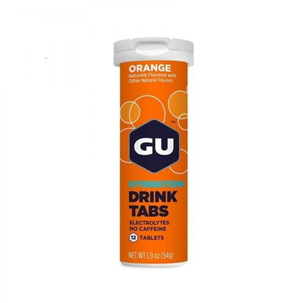 GU Energy Hydration Drink Orange 320mg Ηλεκτρολύτες Με Γεύση Πορτοκάλι 12tabs