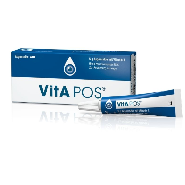 Pharmex Vitapos Eye Ointment 5gr (Οφθαλμική Αλοιφή με Βιταμίνη Α)