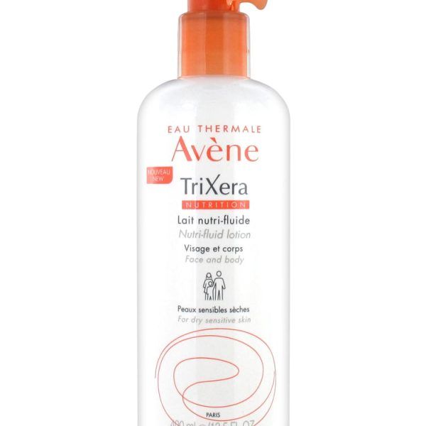 Avene Trixera Nutrition Nutri-Fluid Milk 400ml (Λεπτόρρευστο Θρεπτικό Γαλάκτωμα για Πρόσωπο & Σώμα για Ευαίσθητο Ξηρό/Πολύ Ξηρό Δέρμα)