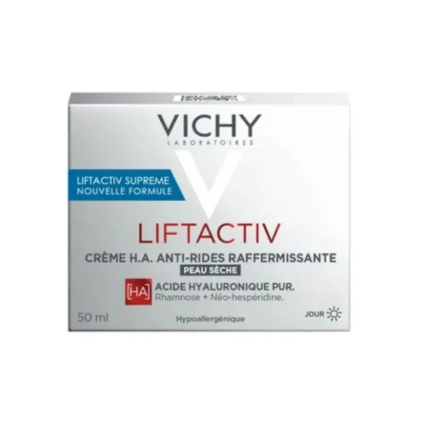 Vichy Liftactiv Hyaluronic Specialist H.A. Day Cream Dry/Very Dry Skin Κρέμα Προσώπου Ημέρας Eνάντια στα Πρώτα Σημάδια Γήρανσης, 50ml