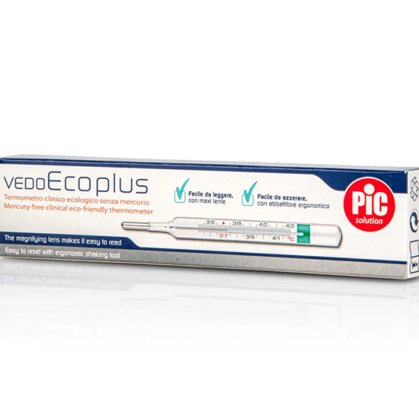 Pic Solution Vedoecoplus Θερμόμετρο Οικολογικό Με Μεγεθυντικό Φακό 1τμχ