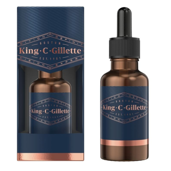 Gillette King C Beard Oil Ανδρικό Λάδι Περιποίησης για Γένια, 30ml