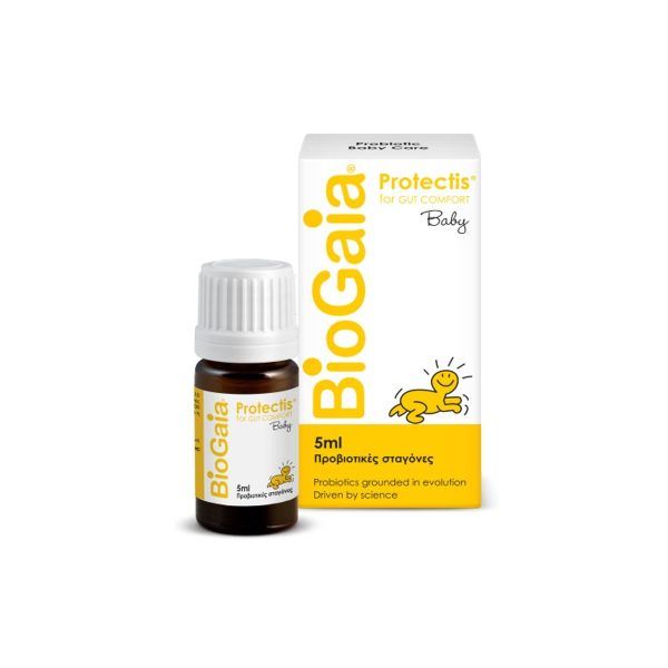 BIOGAIA ProTectis Baby, Βρεφικό Προβιοτικό σε Σταγόνες για την Αντιμετώπιση των Κολικών, 5ml