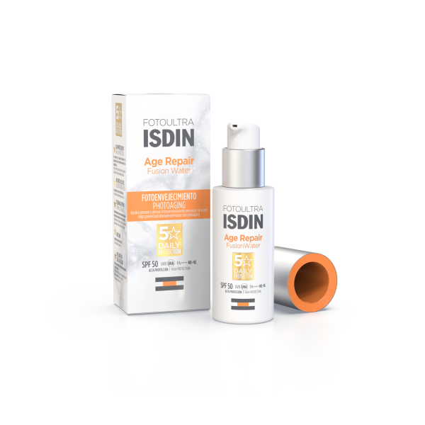 Isdin Foto Ultra Age Repair SPF50 Fusion Water 50ml (Αντιηλιακή Αντιγηραντική Κρέμα Προσώπου με Βάση το Νερό)