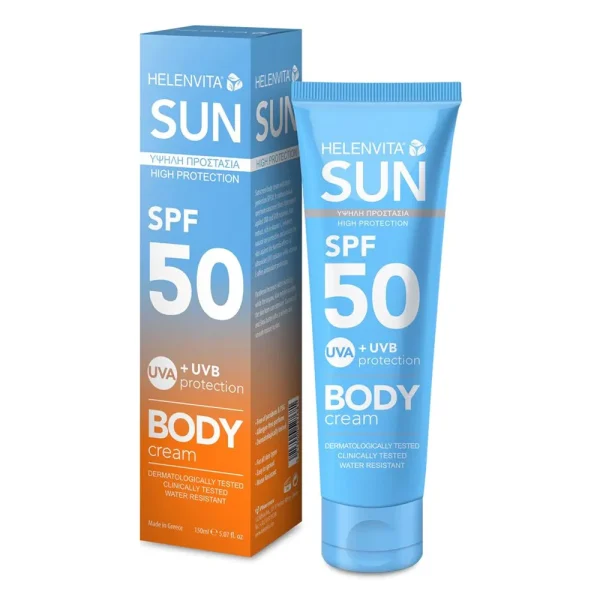 Helenvita Sun High Protection Body Αντηλιακή Cream Σώματος Για όλους Τους Τύπους Επιδερμίδας SPF50 150ml