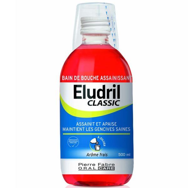 Eludril Classic, Στοματικό Διάλυμα Χλωρεξιδίνης 0,10% και Χλωροβουτανόλη, 500ml