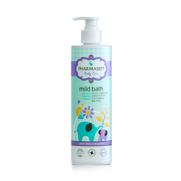 Pharmasept Baby Care Mild Bath Απαλό Βρεφικό Αφρόλουτρο για Σώµα & Μαλλιά, 500ml