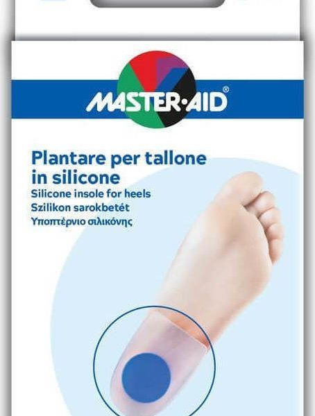 Master Aid Silicone Insole For Heels Υποπτέρνιο Σιλικόνης Large 2τμχ