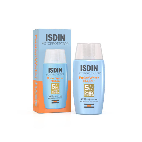 Isdin Fotoprotector Fusion Water SPF 50+ Ανάλαφρης Υφής Αντηλιακό Προσώπου για Εξωτερικές Δραστηριότητες, 50ml