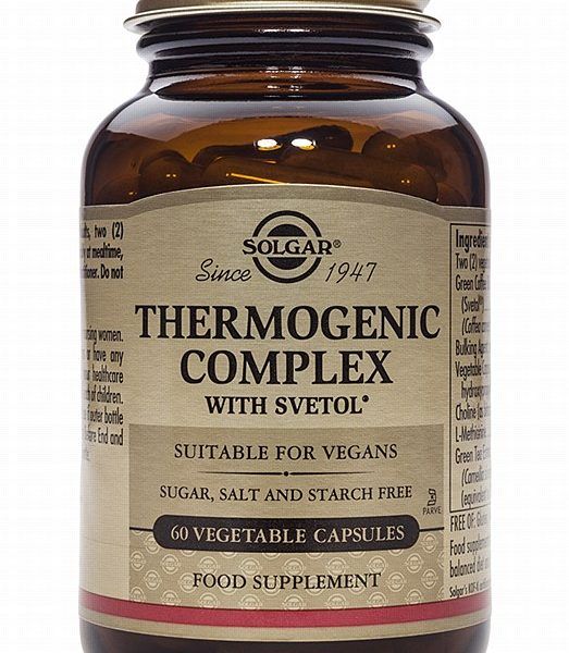 Solgar Thermogenic Complex 60vegetarian caps (Λιποτροπικα βοηθήματα - Αδυνάτισμα)