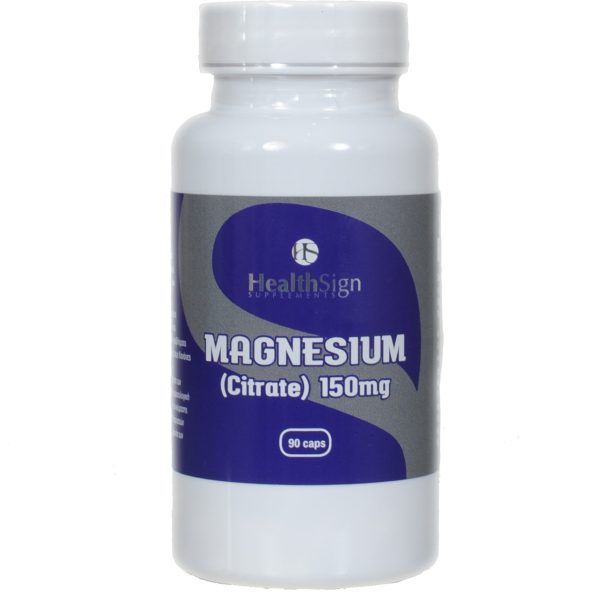 Health Sign Magnesium Citrate 150mg 90caps (Μαγνήσιο για Υγιή Οστά)