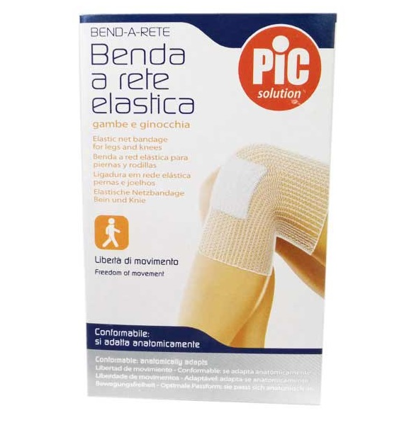 Pic Solution Bend A Rete Ελαστικός Δικτυωτός Επίδεσμος για την Κνήμη και Γόνατο 1τμχ