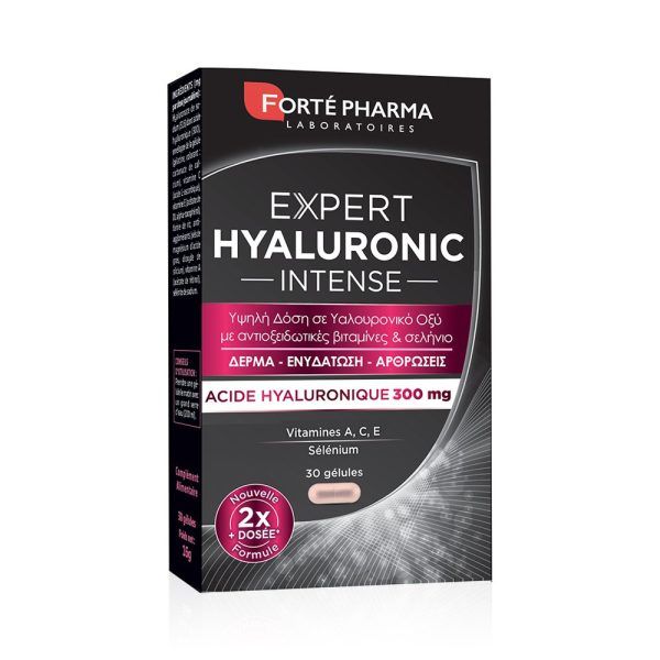Forte Pharma Expert Hyaluronic Intense Συμπλήρωμα Διατροφής Υψηλής Δόσης Υαλουρονικού Οξέως για Δέρμα & Αρθρώσεις 30caps