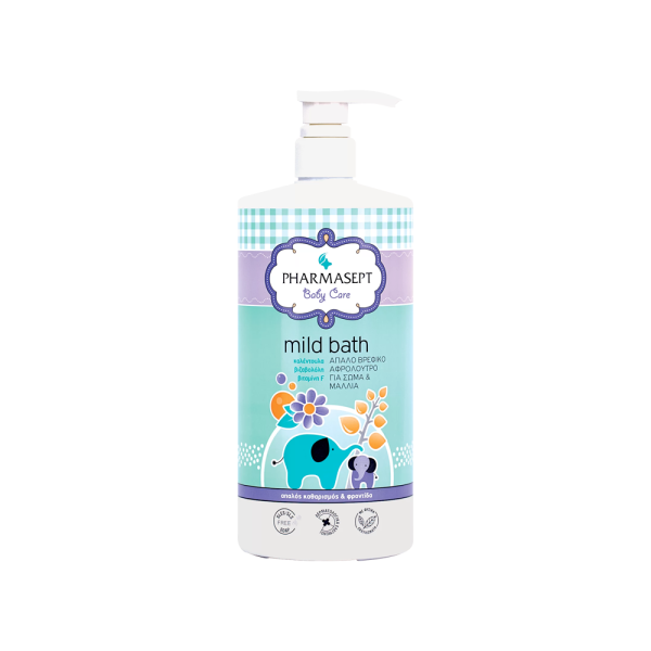 Pharmasept Tol Velvet Baby Mild Bath Βρεφικό Αφρόλουτρο για Σώµα & Μαλλιά, 1lt