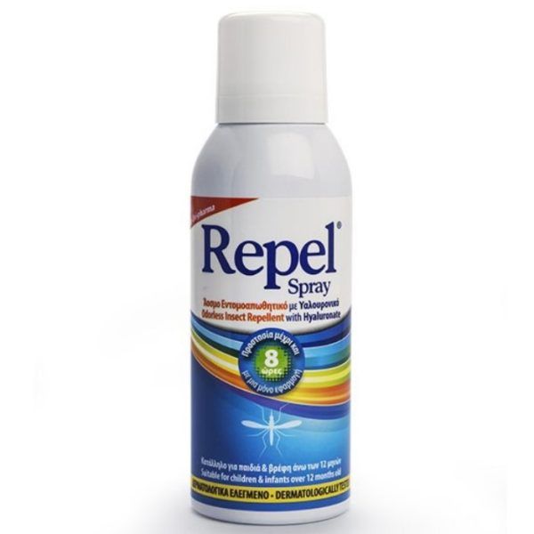 Unipharma Repel Spray Άοσμο Εντομοαπωθητικό Spray με Υαλουρονικό 150ml