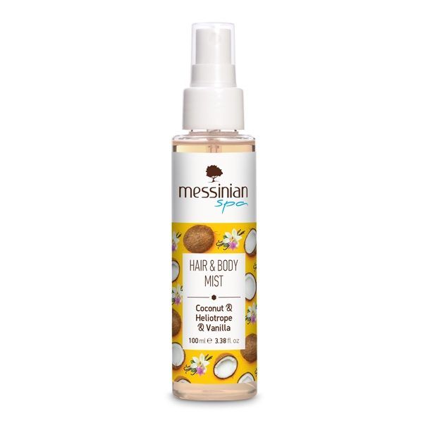 Messinian Spa Hair & Body Mist Coconut Heliotrope & Vanilla 100ml