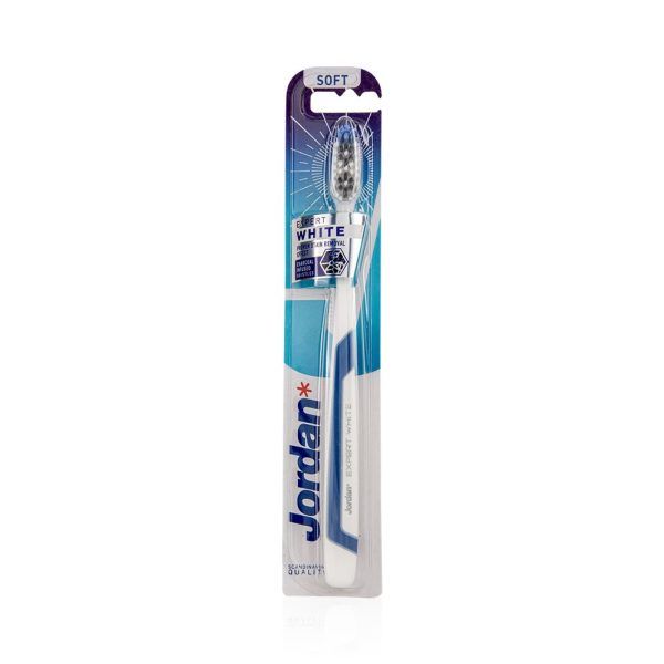 Jordan Expert White Toothbrush Soft - Μαλακη Λευκαντικη Οδοντοβουρτσα