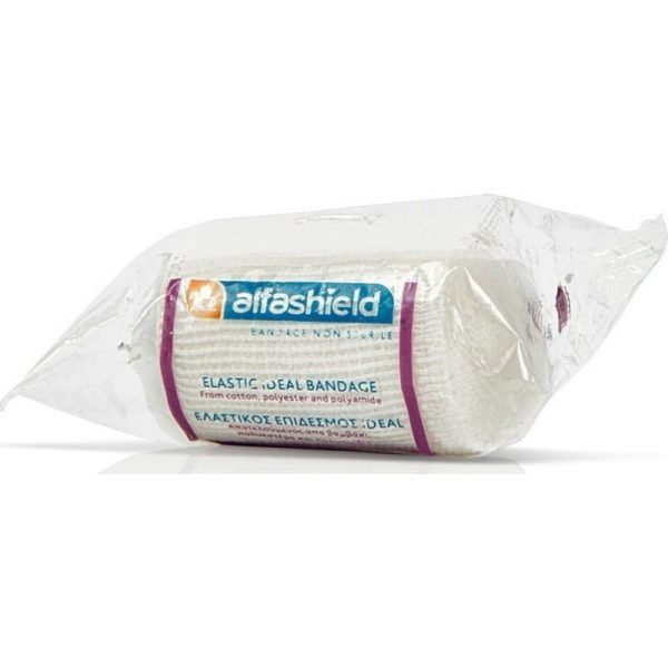 Alfashield Elastic Ideal Bandage Ελαστικός Επίδεσμος 10cm X 4,5m