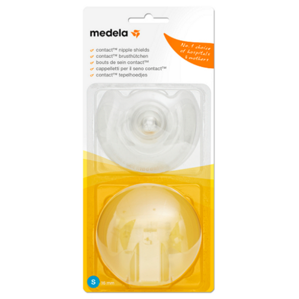 Medela Contact Nipple Shields με Θήκη Small