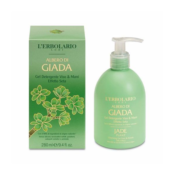 L'Erbolario Albero Di Giada Gel Detergente Viso & Mani Τζελ Καθαρισμού για Πρόσωπο & Χέρια (Jade) 280ml