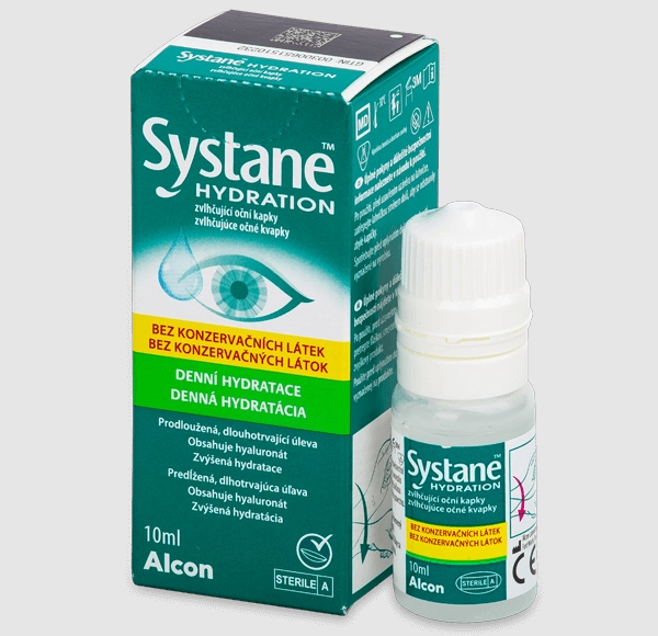 Alcon Systane Hydration Χωρίς Συντηρητικά - Λιπαντικές Οφθαλμικές Σταγόνες 10ml
