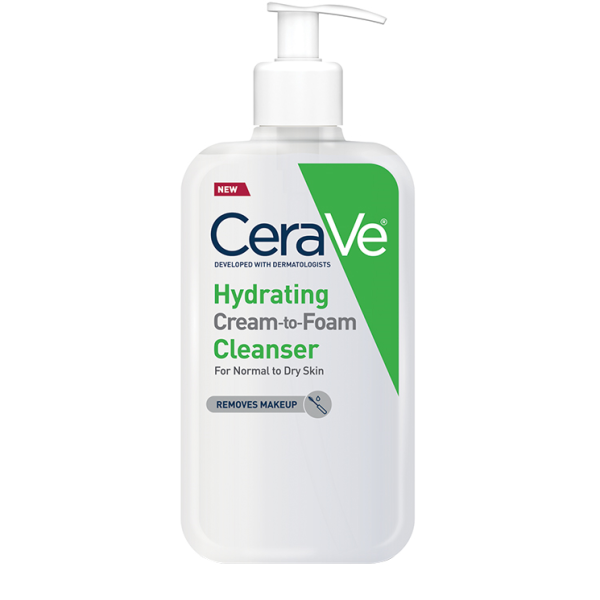 Cerave Hydrating Cream to Foam Cleanser Κανονικό έως Ξηρό Δέρμα 236ml