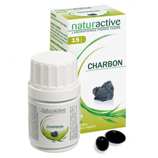 Naturactive Ενεργός Φυτικός Άνθρακας για το Πεπτικό Σύστημα, 28caps