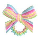 Invisibobble Kids Slim Sprunchie with Bow, Let‘s Chase Rainbows 1Τεμάχιο