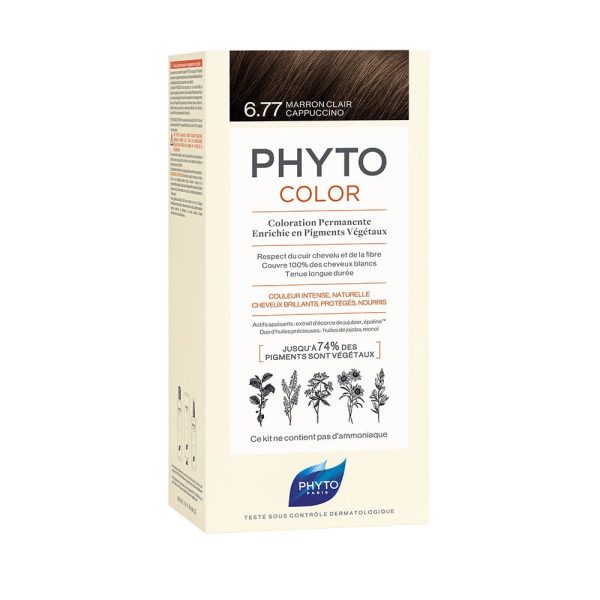 Phyto Phytocolor 6.77 Μαρόν Ανοιχτό Καπουτσίνο