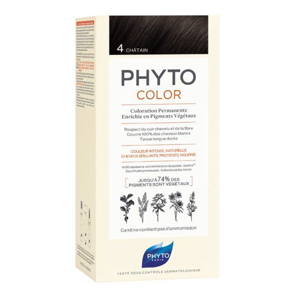 Phyto Phytocolor Νο 4 Brown / Καστανό, 1 τεμάχιο