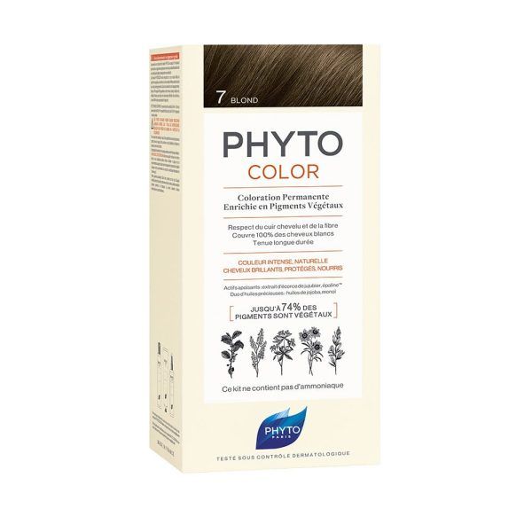 Phyto Phytocolor Μόνιμη Βαφή Μαλλιών No7 Ξανθό