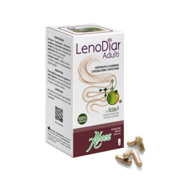 Aboca Lenodiar Adult Συμπλήρωμα Διατροφής για την αντιμετώπιση της Οξείας Διάρροιας, 20 caps