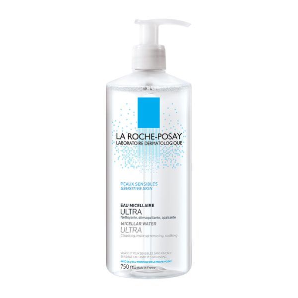 La Roche Posay Micellar Water for Sensitive Skin Απαλό Ντεμακιγιαζ σε Υγρό Διαλύματος (Bonus Pack 33% Δωρεάν Προιόν), 750ml