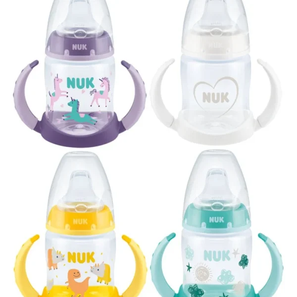Nuk Εκπαιδευτικό Μπιμπερό με Λαβές First Choice 6m+ White Ships 150ml 10.743.943