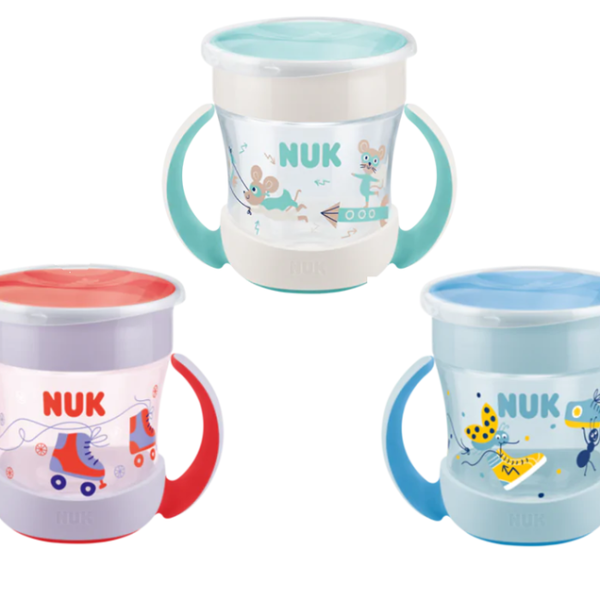 Nuk Mini Magic Cup με Χείλος και Καπάκι 6m+, 160ml