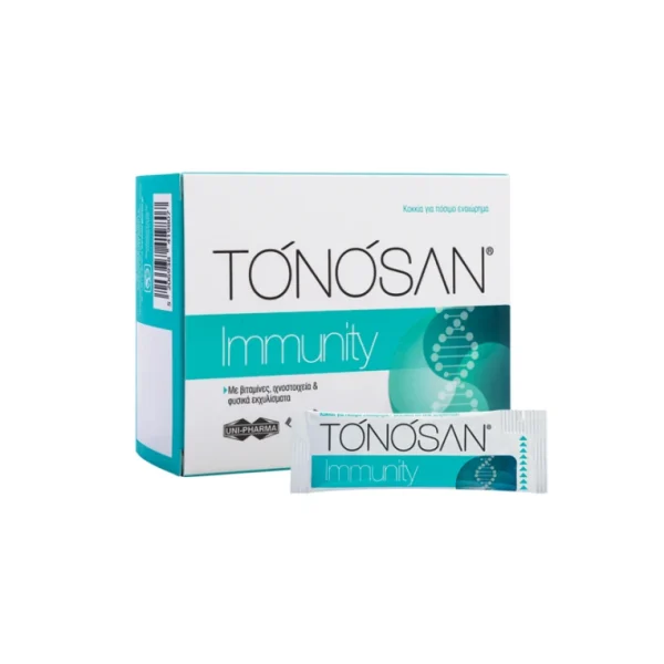 Uni-Pharma Tonosan Immunity Συμπλήρωμα Διατροφής για Ενίσχυση του Ανοσοποιητικού, 20 φακελίσκοι