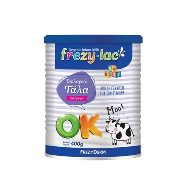 Frezyderm Frezylac OK Βιολογικό Γάλα σε Σκόνη 0-6m, 400gr