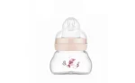 Mam Fell Good Matt Baby Bottle Forest Μπιμπερό Γυάλινο με Θηλή Σιλικόνης 0m+, 90ml - Image 2