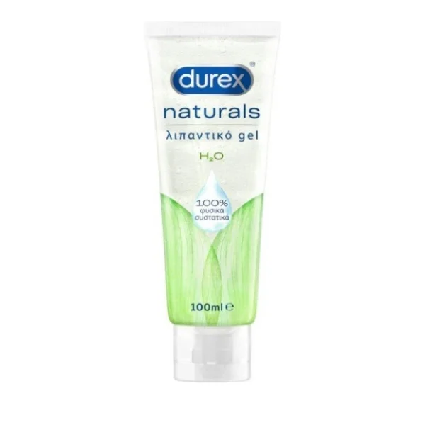 Durex Naturals, Ενυδατικό Λιπαντικό Gel με 100% Φυσικά Συστατικά 100ml