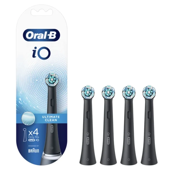 Oral-B Ανταλλακτικές Κεφαλές iO Ultimate Clean Black 4τμχ