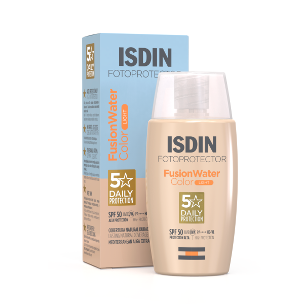 Isdin Fotoprotector Fusion Water Color Light Αντηλιακό Προσώπου με Χρώμα SPF50, 50ml