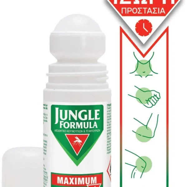 Jungle Formula Maximum αντικουνουπικό Roll On 50ml